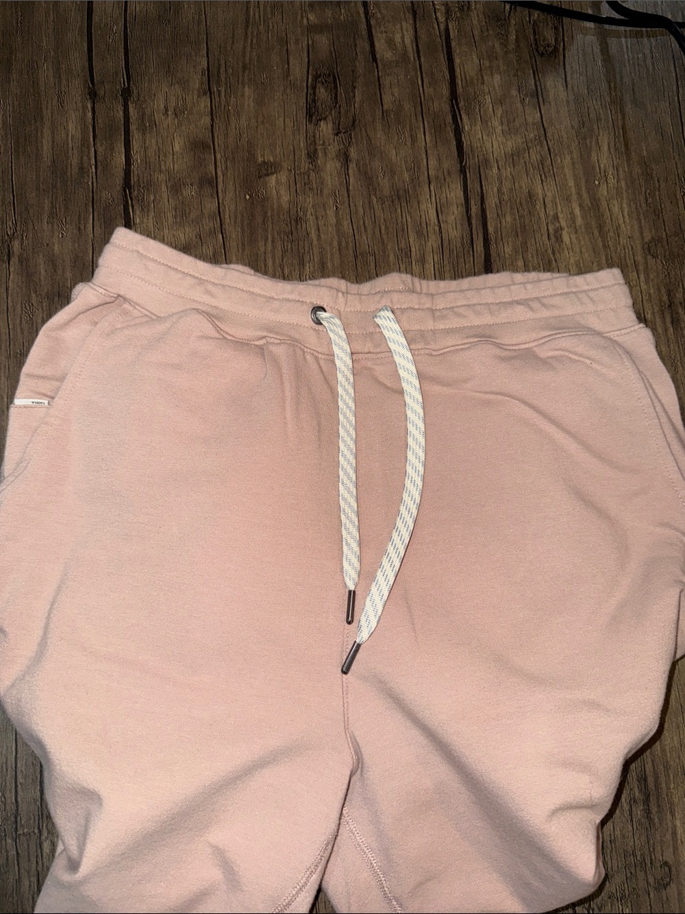 Vuori Blush Pink Drawstring Joggers